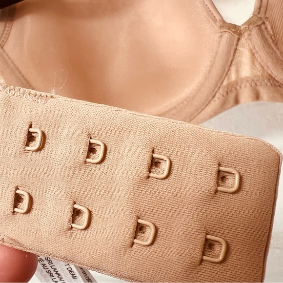 NWT Soma Lightest Lift Lined Demi Underwire Lace Bra 32 B Light Tan Nude #0302 - Picture 7 of 14